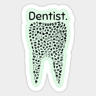 Dentist - Flossing Like a Boss Sticker